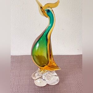 Murano Bird Elk Murano Sommerset Crested Bird